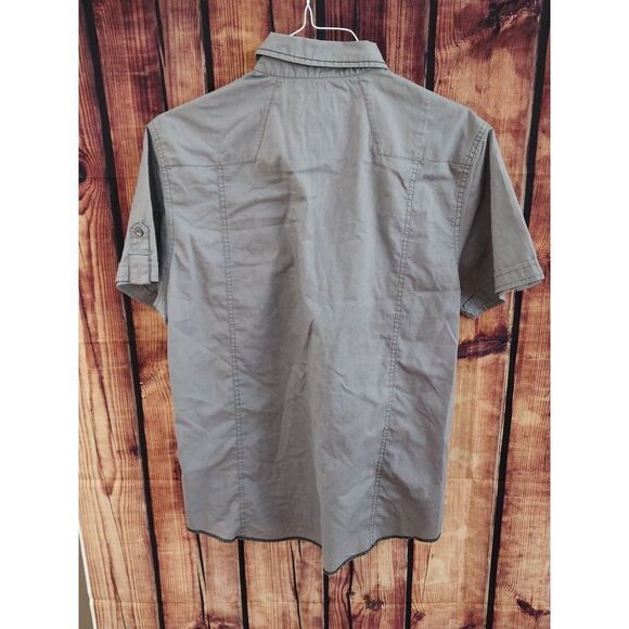 Men's Large Grey Button Down Shirt from Drill Clothing Co. - Picture 2 of 7
